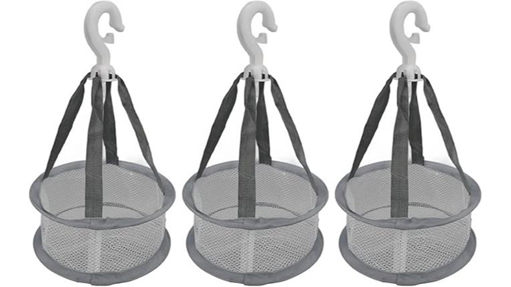 mini mesh brush trio