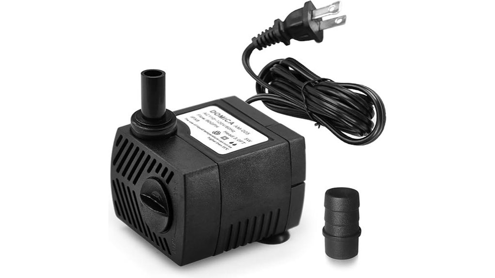 mini submersible fountain pump