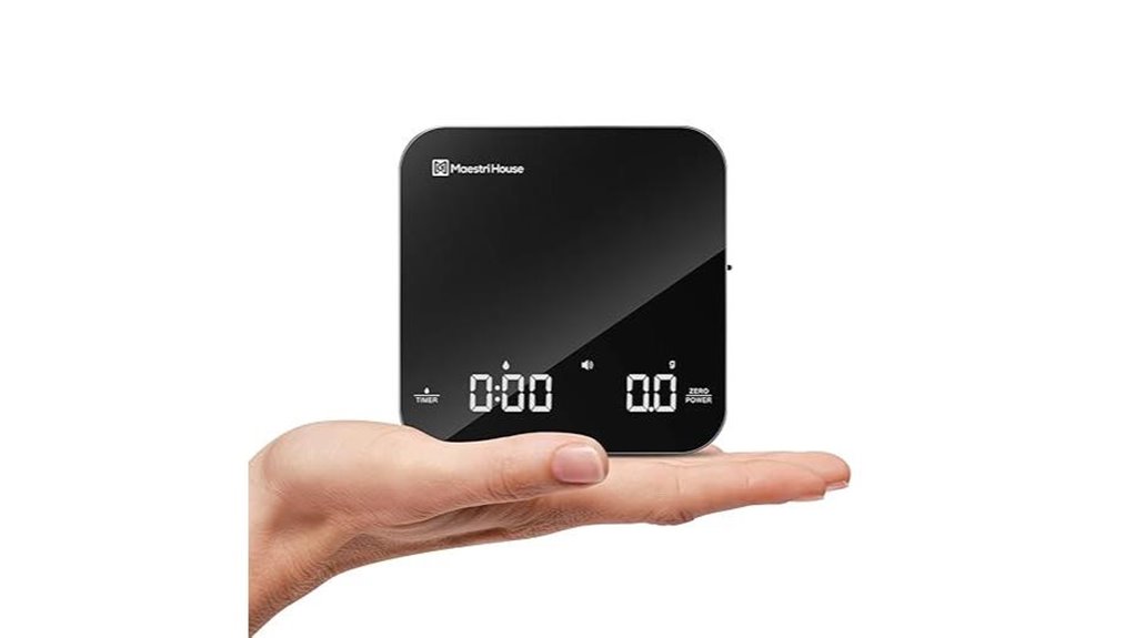 mini usb c coffee scale with timer