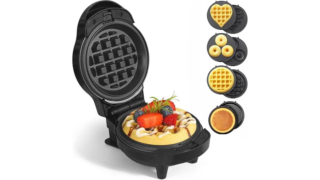 mini waffle maker 4 in 1