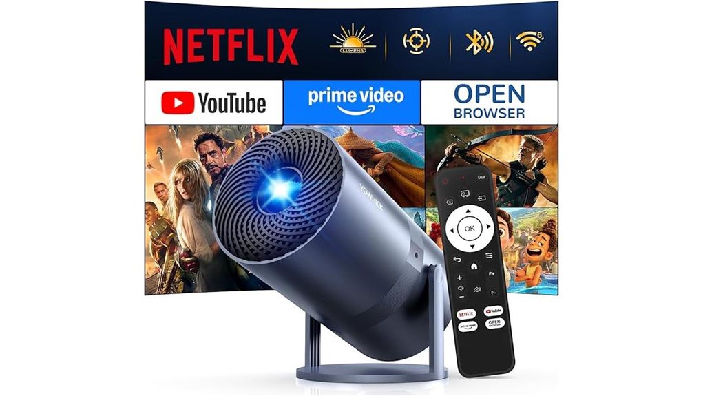 mini wifi bluetooth projector