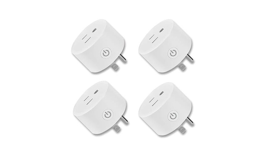 mini wifi smart plugs 4 pack
