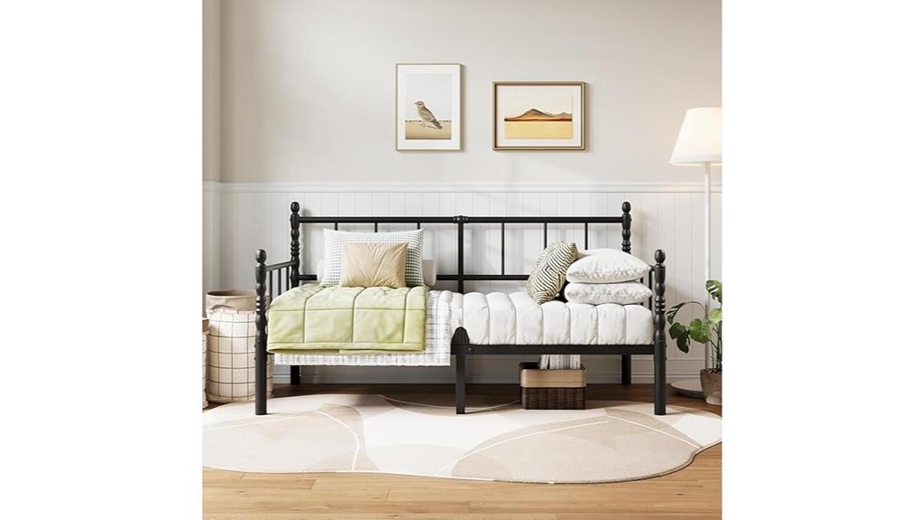 minimalist 14 daybed with headboard