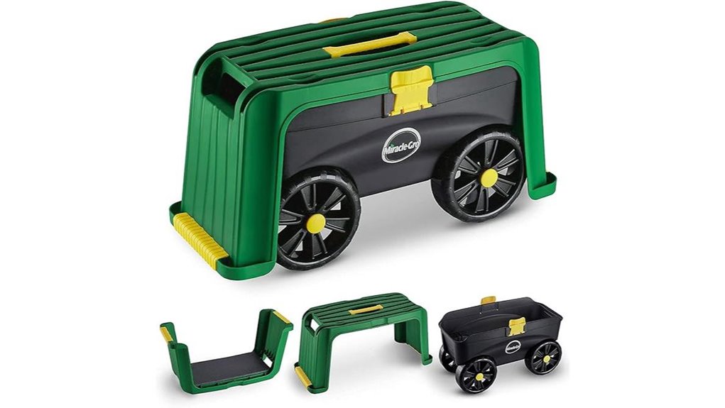 miracle gro 4 in 1 stool scooter