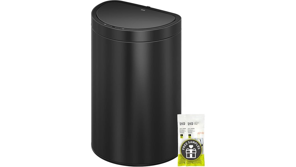mirage 47l motion sensor trash can