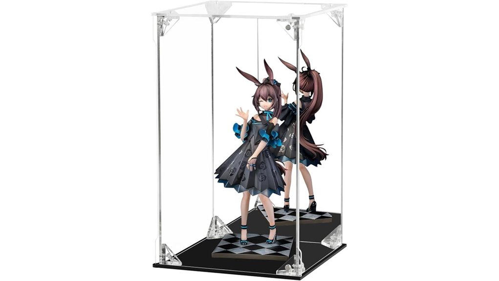mirrored acrylic display case