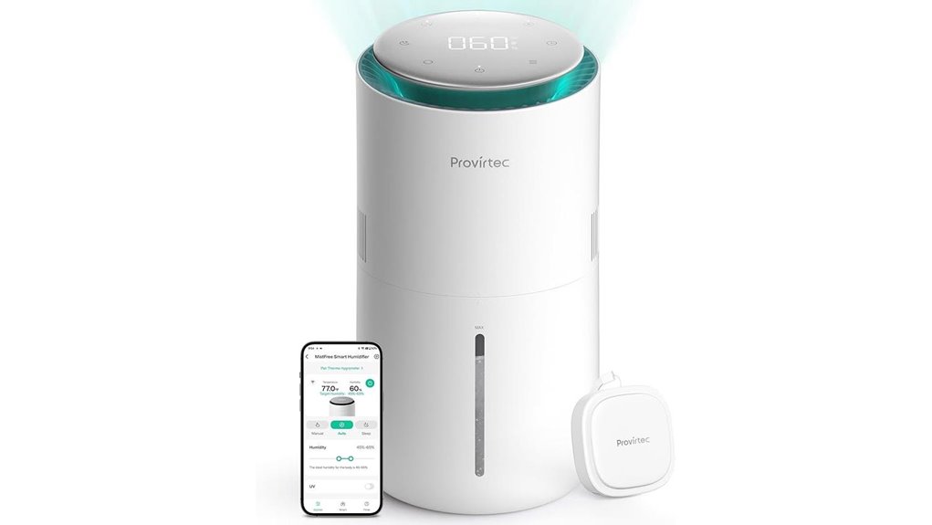 mistfree smart humidifier 3l