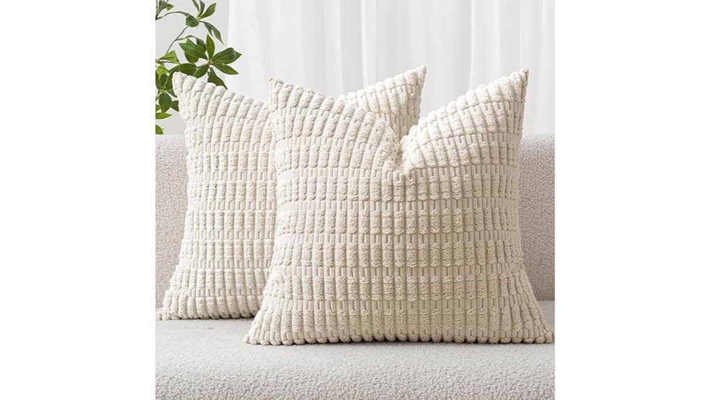 miulee 2 piece corduroy covers