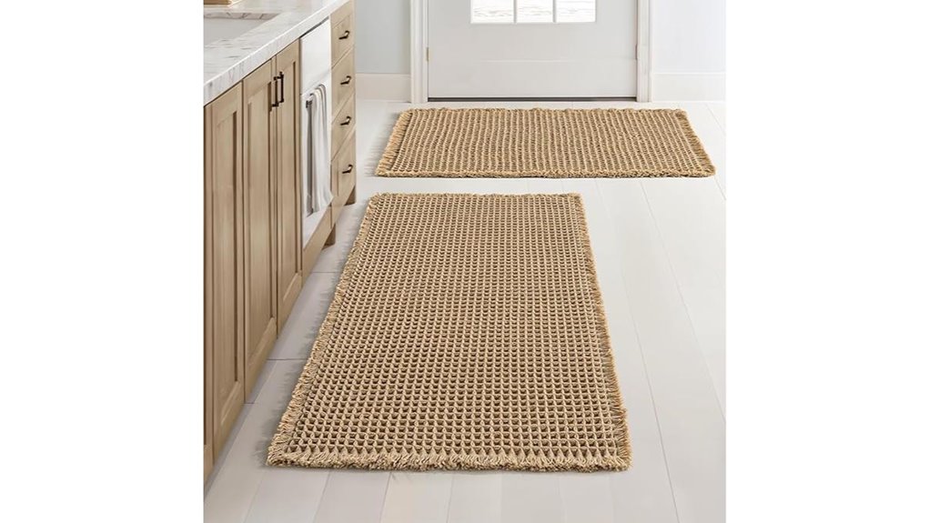 miulee brown boho waffles