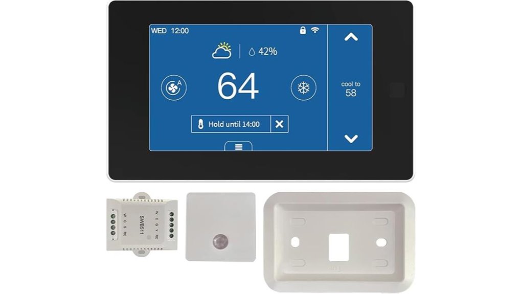 moes thermostat with remote sensor