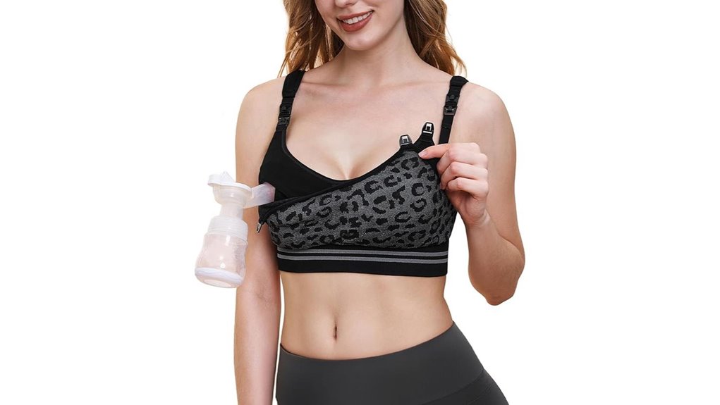 momcozy padded hands free bra