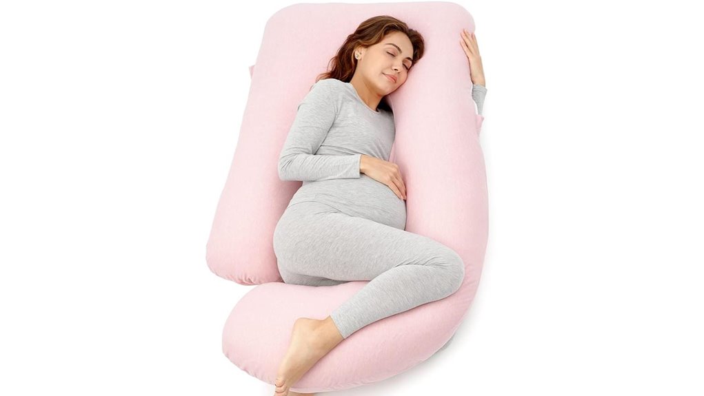 momcozy u shaped pillow for sleepers
