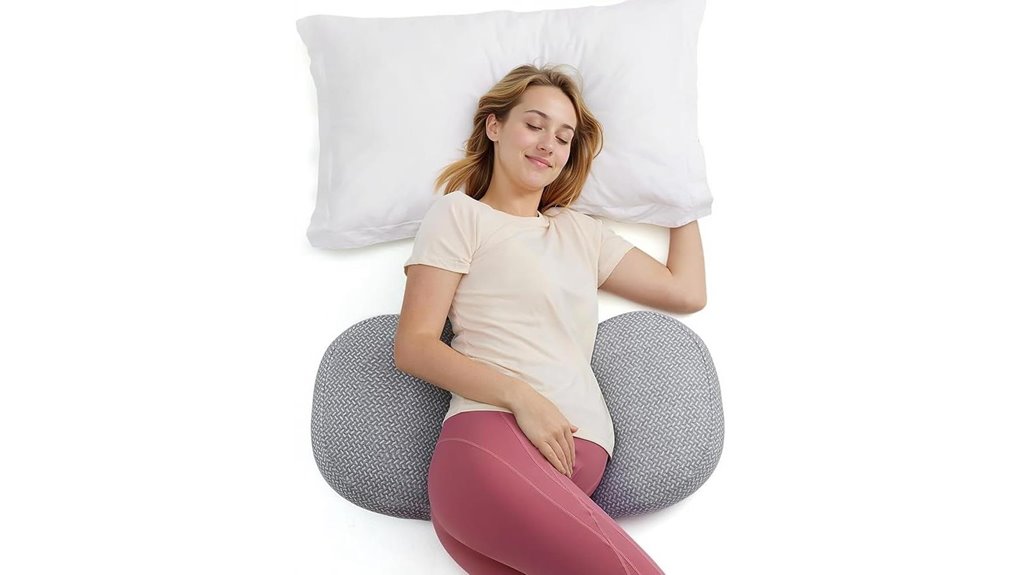 momcozy w shape pregnancy pillow