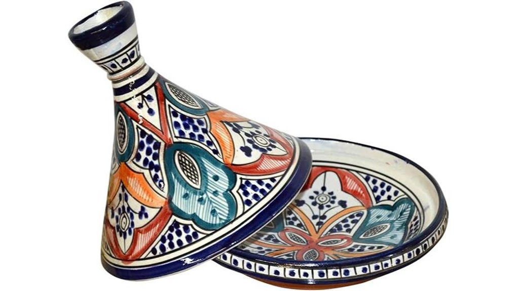 moroccan handmade ceramic tagine