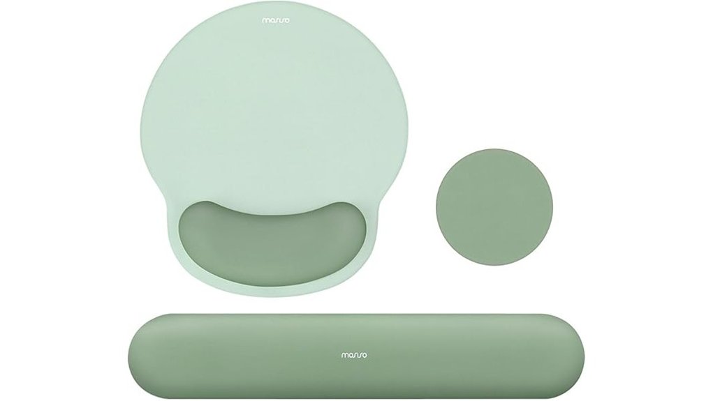 mosiso antique green wrist rest set