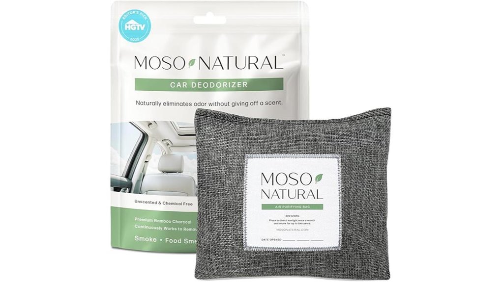 moso charcoal car odor absorber