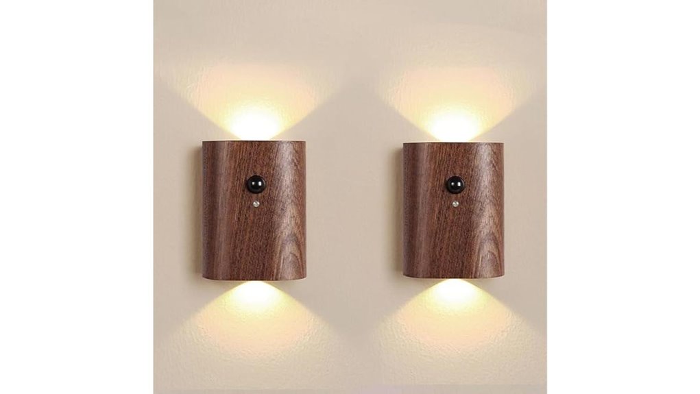 motion activated dual stair lights