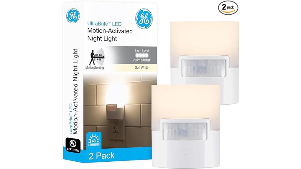 motion activated ge soft white led
