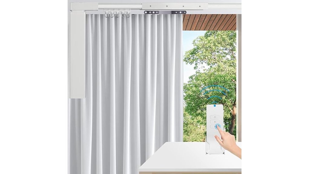 motorized electric curtain tracks