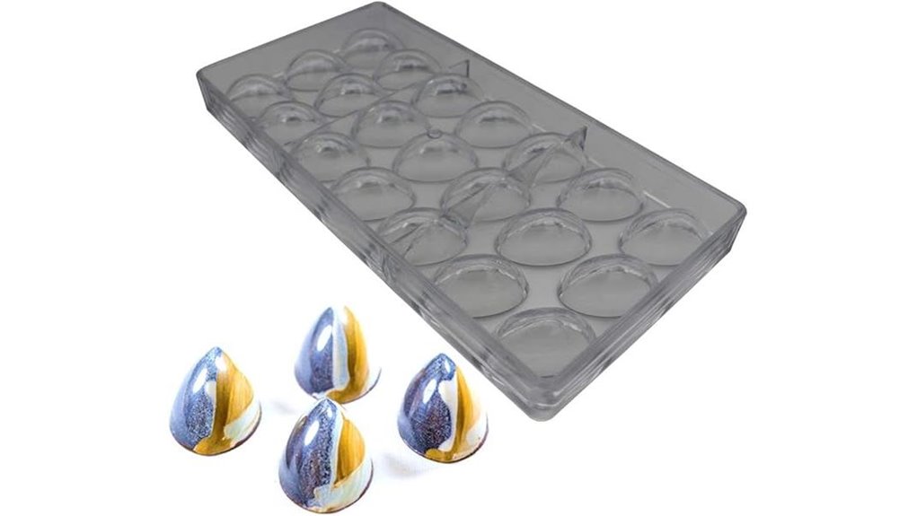 mountain candy mold details hill polycarbonate chocolate
