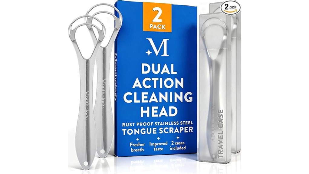 mouthology 2 pack adult scrapers
