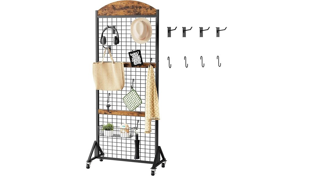 movable wall grid panel