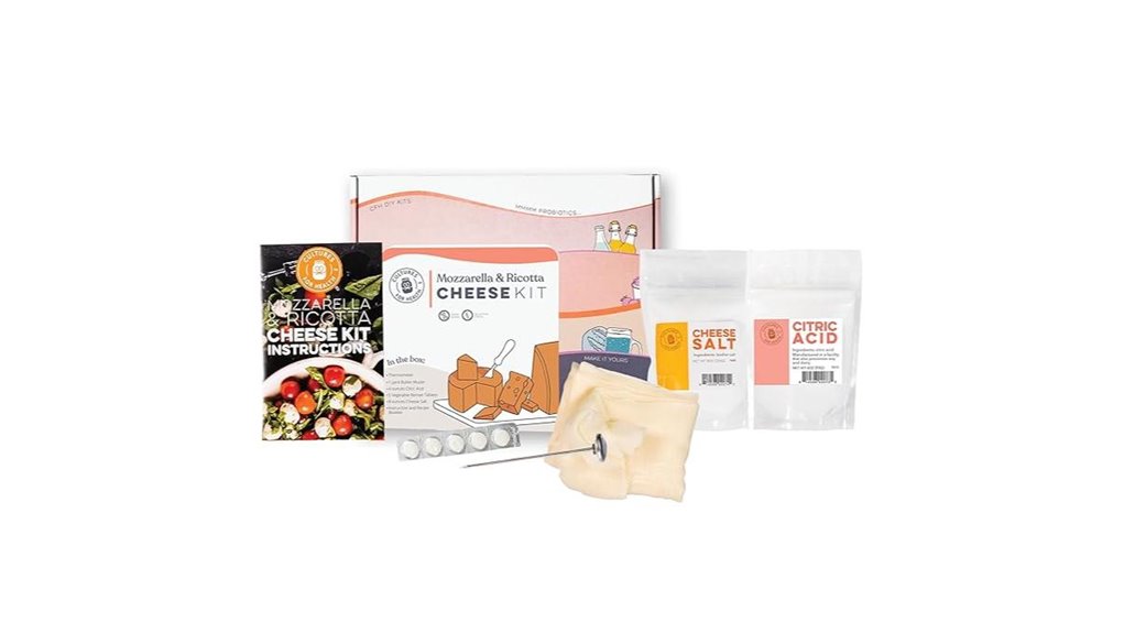 mozzarella ricotta cheese kit