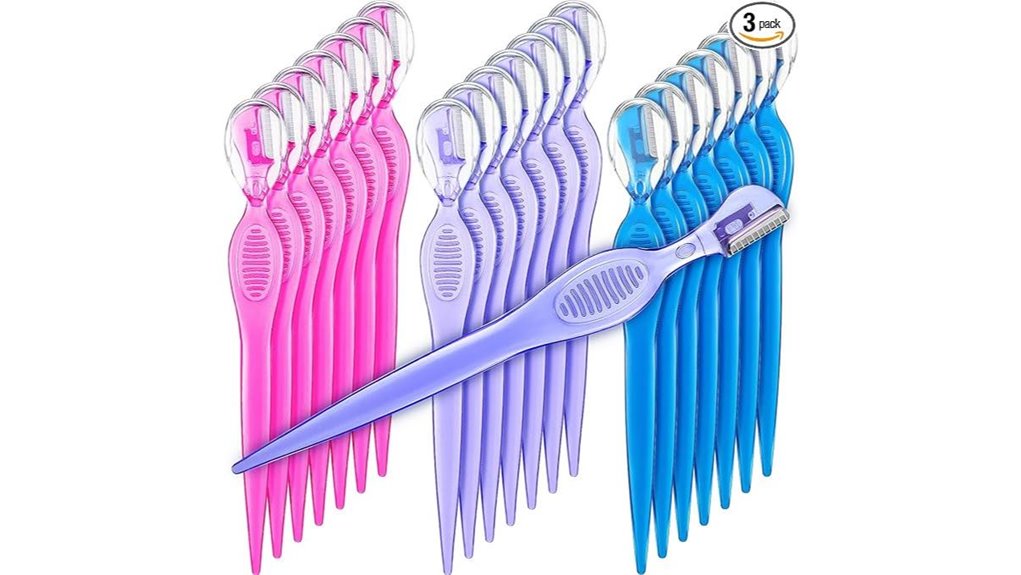 mudder 21 piece eyebrow razor set