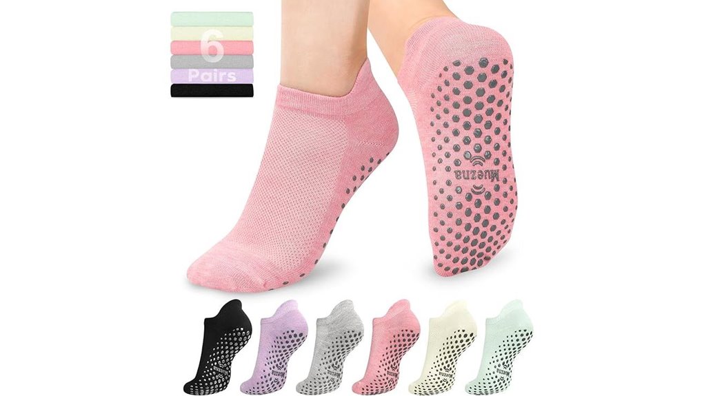 muezna non slip pilates socks