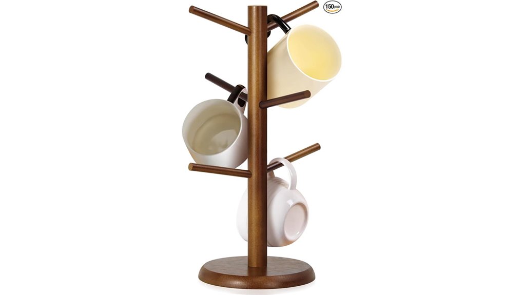 mug holder tree with hooks