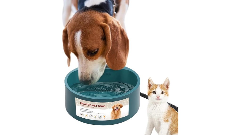 namsan outdoor heated pet bowl