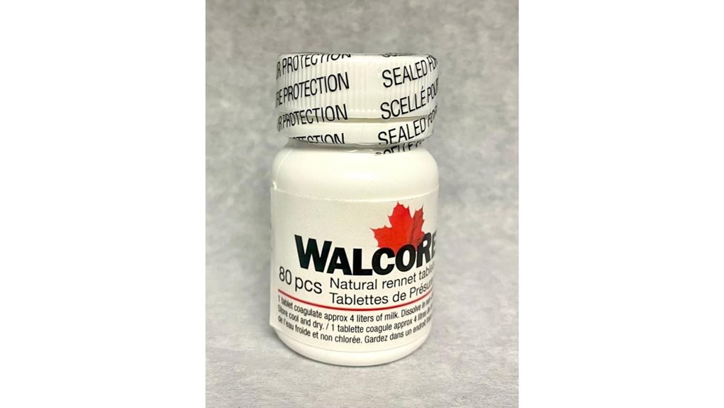 natural animal rennet tablets 80 count