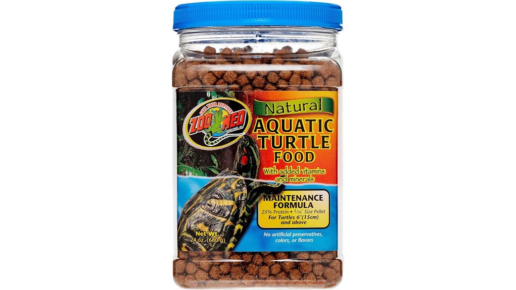 natural aquatic turtle food maintenance formula