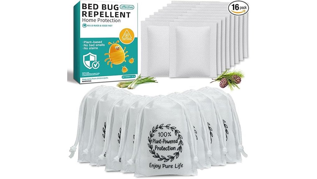 natural bed bug pouches