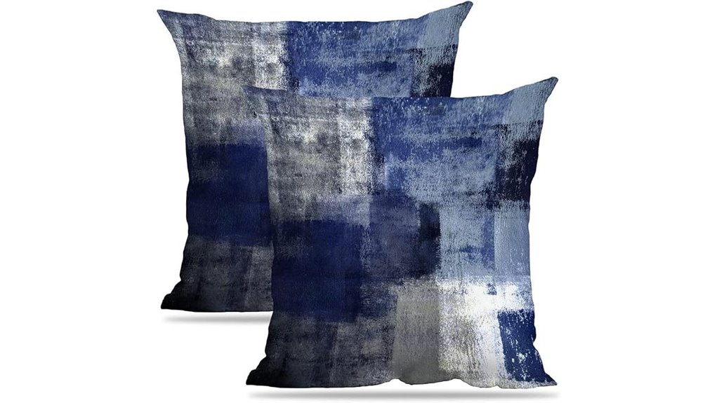 navy blue 20x20 pillowcases