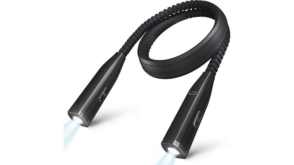 neck reading light three color