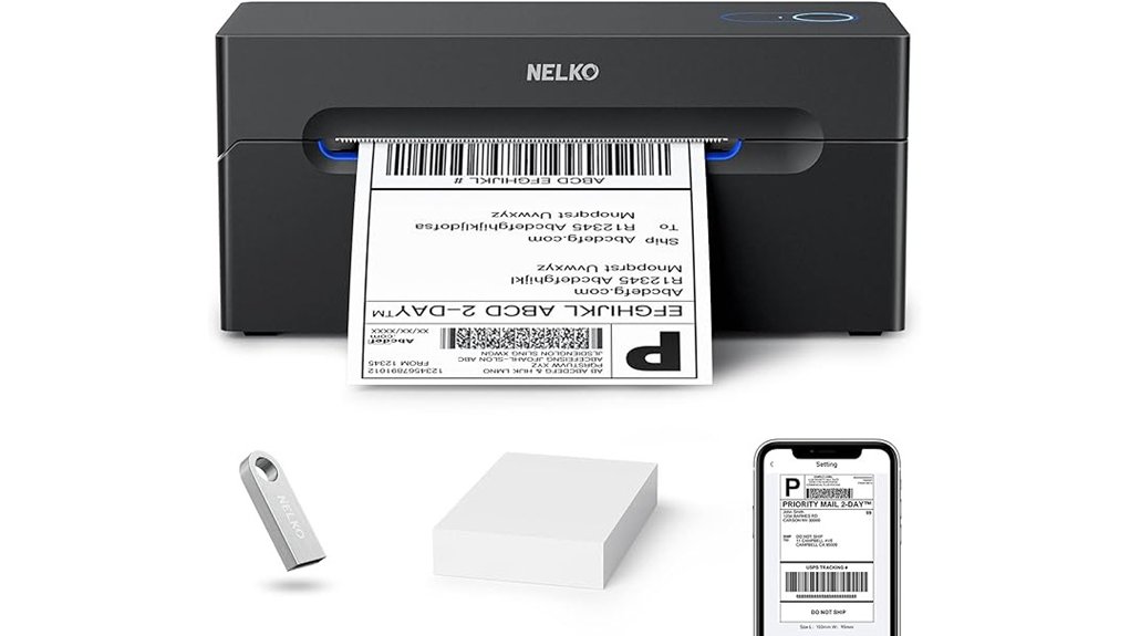 nelko bluetooth 4x6 shipping