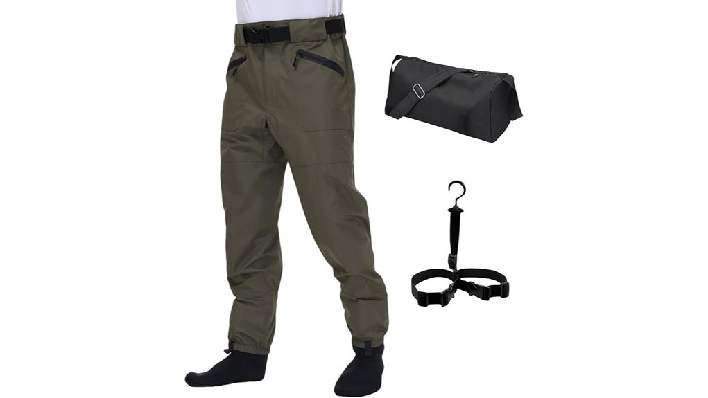neoprene stocking foot fishing waders