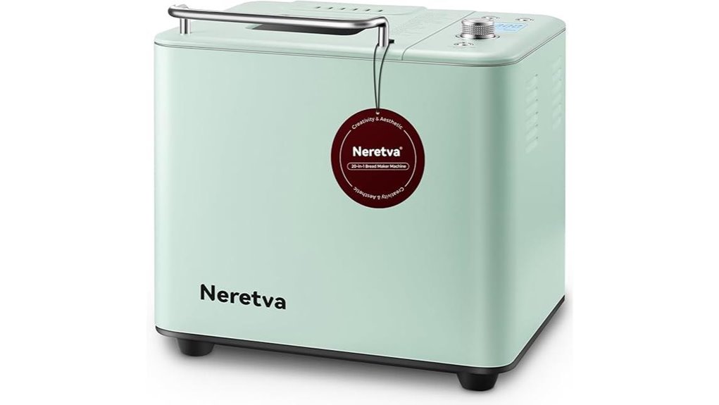 neretva 20 in 1 dual heater breadmaker