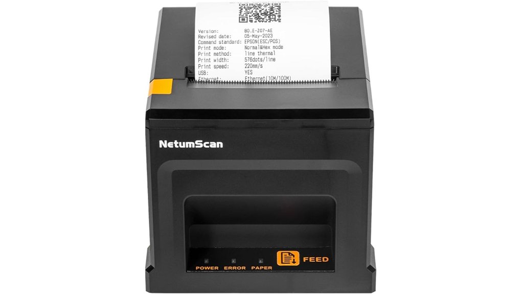 netumscan 80mm usb receipt printer