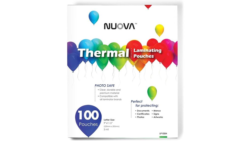 new 9x11 5 3mil laminating pouches
