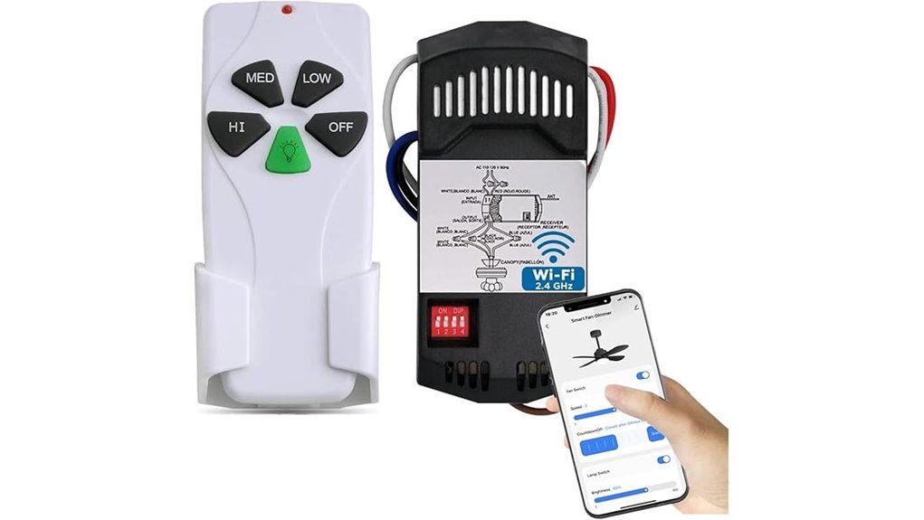 nexete ceiling fan remote