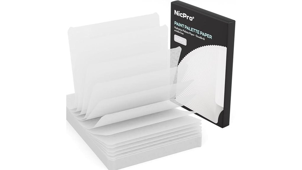 nicpro 100 sheet palette paper