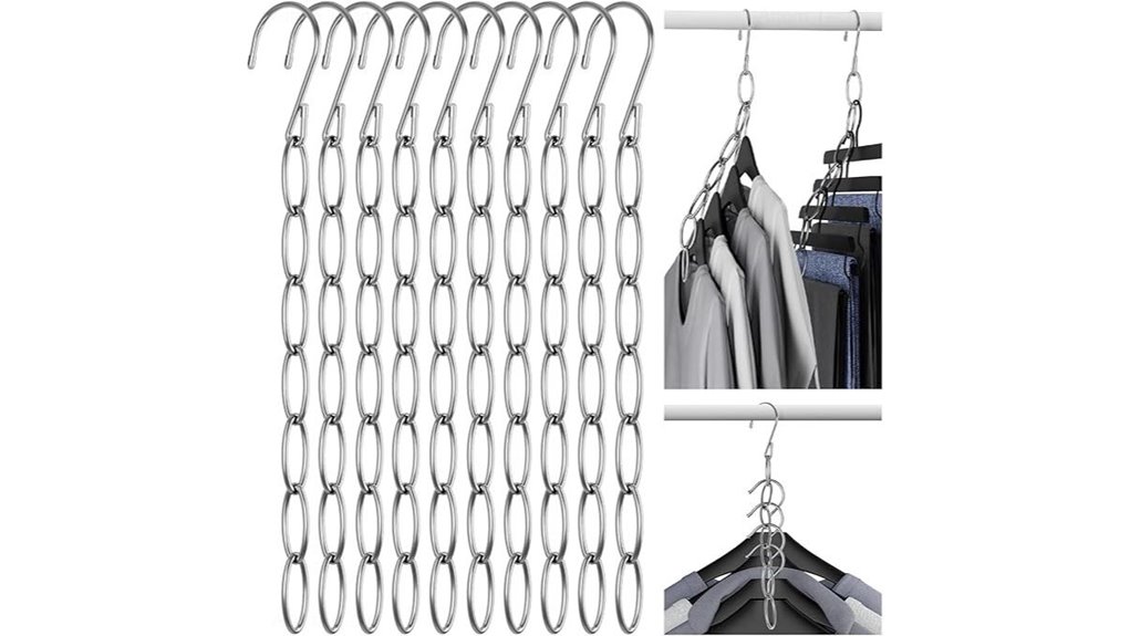 nihome 10 pack metal hangers