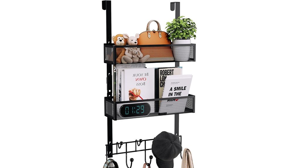 nine hooks two baskets