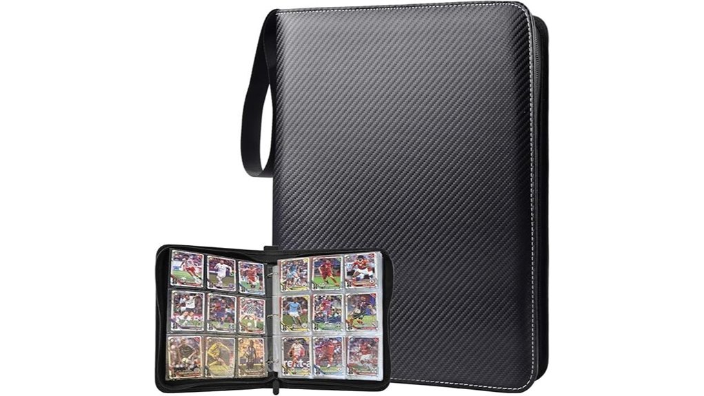 nine pocket removable double sided sleeves