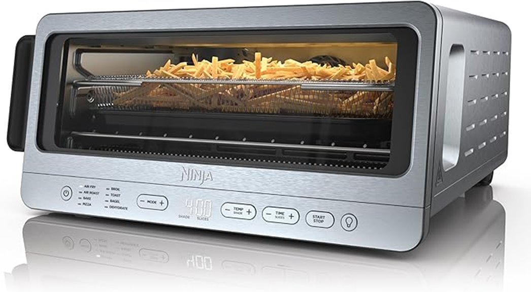 ninja 8 in 1 flip up airfryer