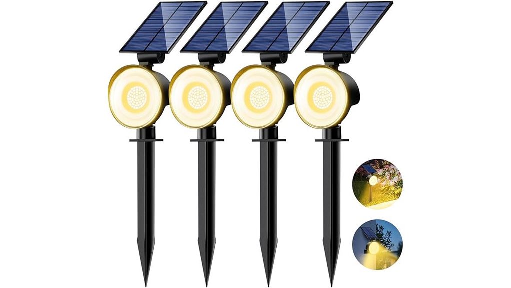 nipify 4 pack solar lights