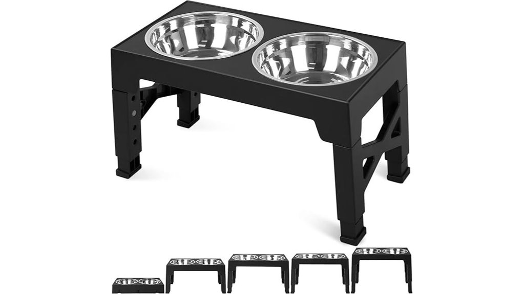 niubya five level stainless bowls