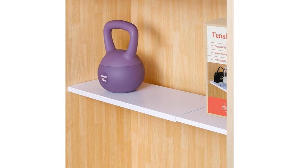 no drill closet shelving rack
